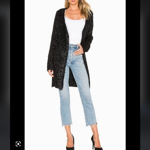 BELLDINI Long Metallic Black Cardigan 🖤